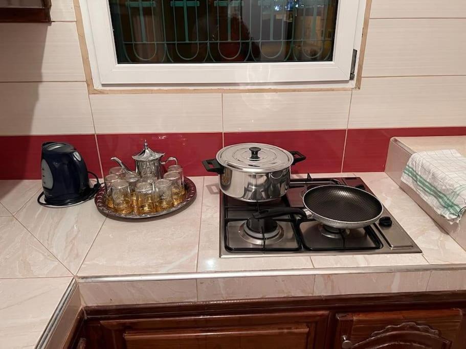 3 Zimmer Wohnung Corniche Nador Sidi Ali- Am Meer & Wifi Exterior foto